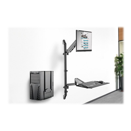 Digitus Sit-Stand Workstation Wall Single Mount