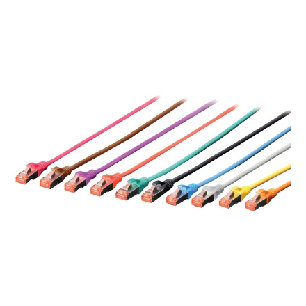 CAT 6 S/FTP | Patch cord | Length 10 m | Grey