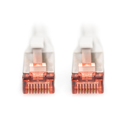 CAT 6 S/FTP | Patch cord | Length 10 m | Grey