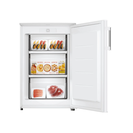 Candy | Freezer | CUQS 58EWH | Energy efficiency class E | Upright | Free standing | Height 85 cm | 