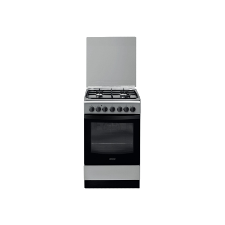 INDESIT Cooker | IS5G5PHX/E/1 | Hob type Gas | Oven type Electric | Stainless steel | Width 50 cm | 