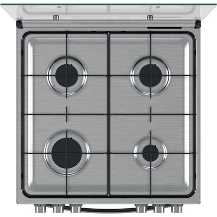 INDESIT Cooker | IS67G8CHX/E/1 | Hob type Gas | Oven type Electric | Stainless steel | Width 60 cm |
