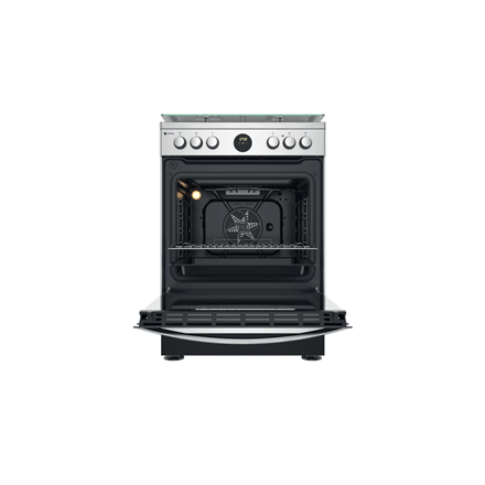 INDESIT Cooker | IS67G8CHX/E/1 | Hob type Gas | Oven type Electric | Stainless steel | Width 60 cm |