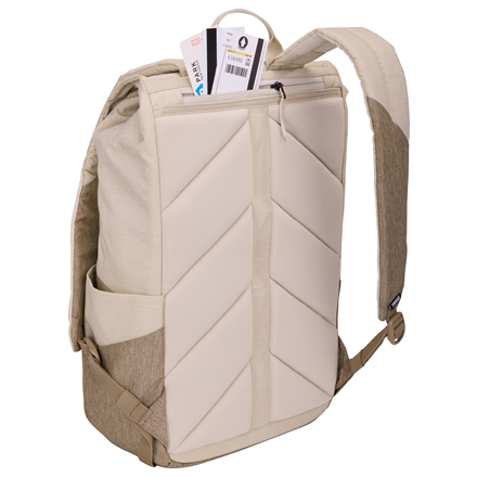 Thule | Backpack 16L | Lithos | Fits up to size 16 " | Laptop backpack | Pelican Gray/Faded Khaki