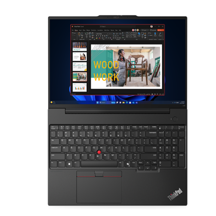 Lenovo ThinkPad E16 Gen 2 | Black | 16 " | IPS | WUXGA | 1920 x 1200 pixels | Anti-glare | AMD Ryzen