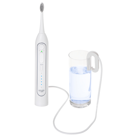 Adler | 2-in-1 Water Flossing Sonic Brush | AD 2180w | Rechargeable | For adults | Number of brush h