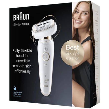 Braun Epilator | Silk-epil 9 Flex SES9001 | Operating time (max) 50 min | Number of power levels 2 |