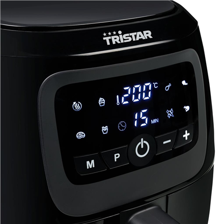 Tristar Digital Airfryer | FR-9008PR | Power 1500 W | Capacity 4.2 L | Hot air technology | Black