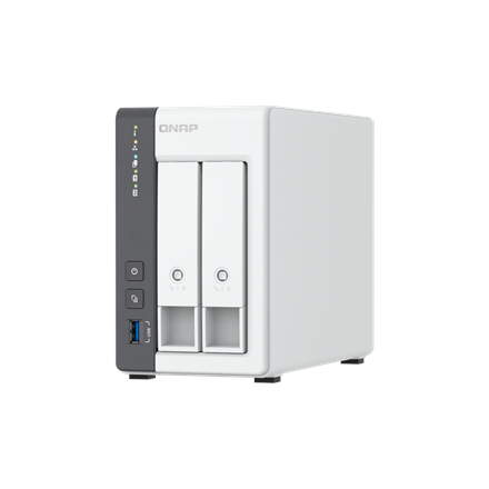 QNAP 2-bay 2.5 GbE NAS with Integrated NPU | TS-216G | ARM 4-core | Cortex-A55 | Processor frequency