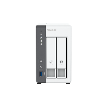 QNAP 2-bay 2.5 GbE NAS with Integrated NPU | TS-216G | ARM 4-core | Cortex-A55 | Processor frequency