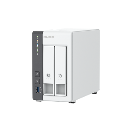 QNAP 2-bay 2.5 GbE NAS with Integrated NPU | TS-216G | ARM 4-core | Cortex-A55 | Processor frequency