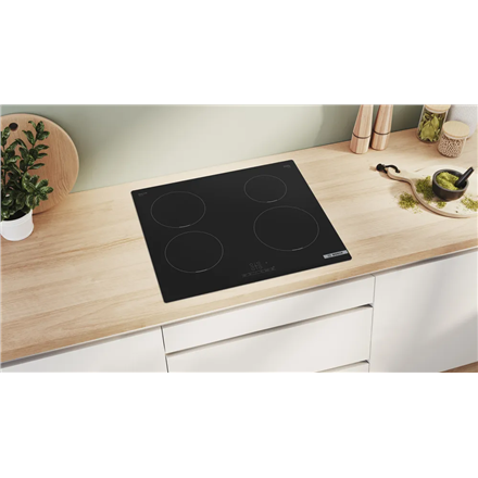 Bosch Hob | PIE611BB5E | Induction | Number of burners/cooking zones 4 | Touch | Timer | Black | Dis