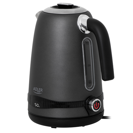 Adler Kettle | AD 1295g SS | Electric | 2200 W | 1.7 L | Stainless Steel | 360° rotational base | G