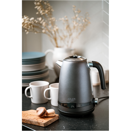 Adler Kettle | AD 1295g SS | Electric | 2200 W | 1.7 L | Stainless Steel | 360° rotational base | G