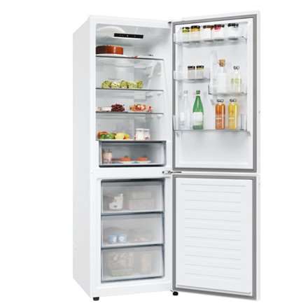 Candy Refrigerator | CNCQ2T618EW | Energy efficiency class E | Free standing | Combi | Height 185 cm