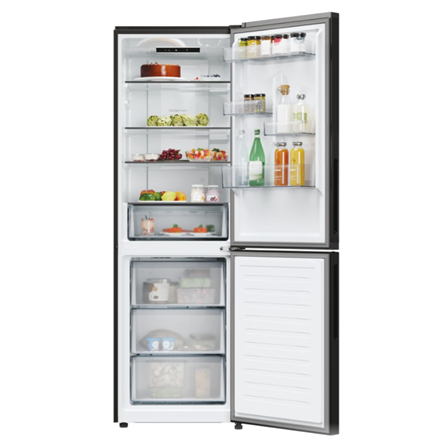 Candy Refrigerator | CNCQ2T618EB | Energy efficiency class E | Free standing | Combi | Height 185 cm