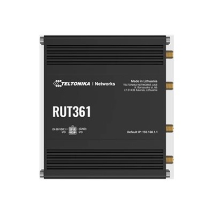 LTE CAT 6 Router | RUT361 | 802.11n | 10/100 Mbit/s | Ethernet LAN (RJ-45) ports 2 | Mesh Support No