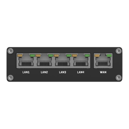 Ethernet Router | RUT301 | No Wi-Fi | 10/100 Mbit/s | Ethernet LAN (RJ-45) ports 5 | Mesh Support No