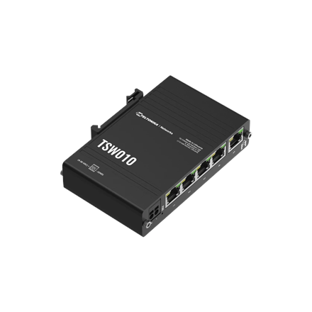 Teltonika Ethernet Switch | TSW010 | Unmanaged | Wall-mountable | 10/100 Mbps (RJ-45) ports quantity