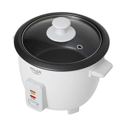 Adler Rice Cooker | AD 6418 | 300 W | 0.6 L | Number of programs 2 | White