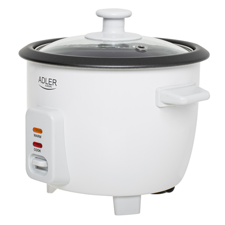 Adler Rice Cooker | AD 6418 | 300 W | 0.6 L | Number of programs 2 | White