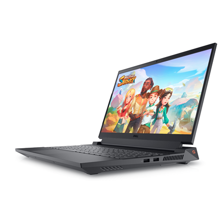 Dell G15 5535 | Black | 15.6 " | FHD | 1920 x 1080 pixels | 120 Hz | AMD Ryzen 5 | 7640HS | 8 GB | D