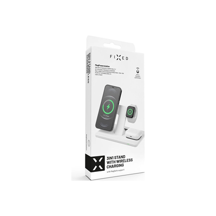 Fixed | Stand with wireless charging 3in1 | FIXMPOS-WH MagPowerstation