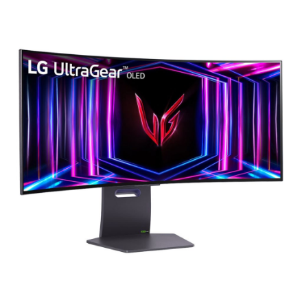 LG | Curved gaming monitor | 34GS95QE-B | 34 " | OLED | Ultra-WQHD | 21:9 | 240 Hz | 0.03 ms | 3440 