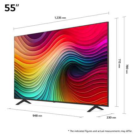 LG 55NANO81T3A 50" (127 cm) 4K Ultra HD Nanocell Smart TV