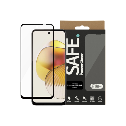 PanzerGlass | Screen Protection | Motorola | Moto G73 5G | Tempered glass | Black/Transparent | Ultr