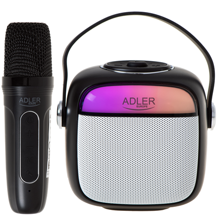 Adler Karaoke Speaker With Microphone | AD 1199B | Bluetooth | Black | Portable | Wireless connectio