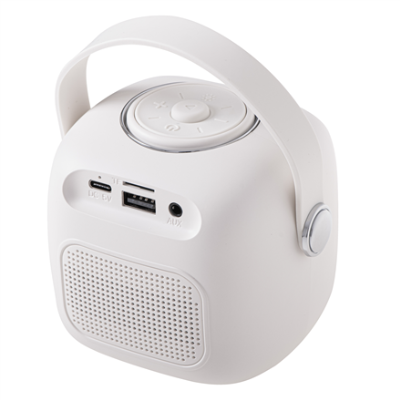 Adler Karaoke Speaker With Microphone | AD 1199W | Bluetooth | White | Portable | Wireless connectio