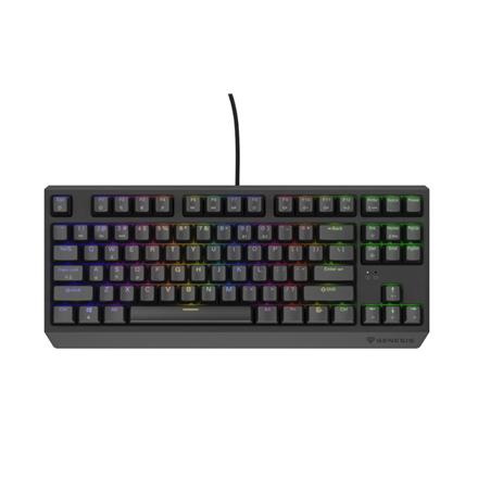 THOR 230 | Mechanical Gaming Keyboard | Wired | US | Black | USB Type-A | Outemu Brown