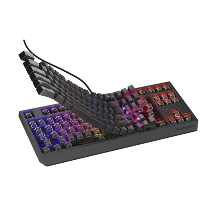 THOR 230 | Mechanical Gaming Keyboard | Wired | US | Black | USB Type-A | Outemu Brown