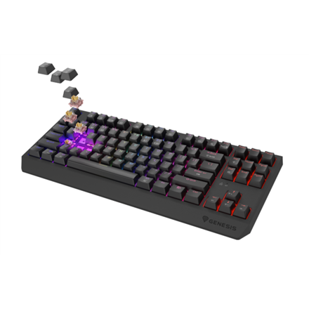 Genesis THOR 230 | Mechanical Gaming Keyboard | Wireless | US | Black | 2.4 GHz