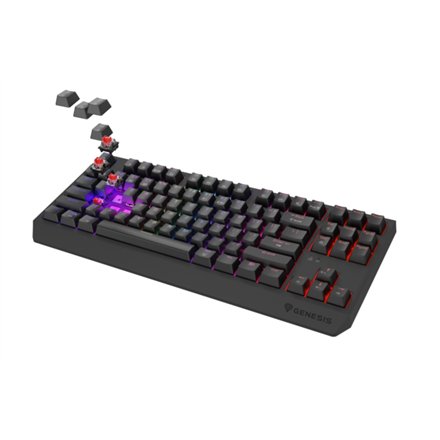 THOR 230 | Mechanical Gaming Keyboard | Wireless | US | Black | 2.4 GHz