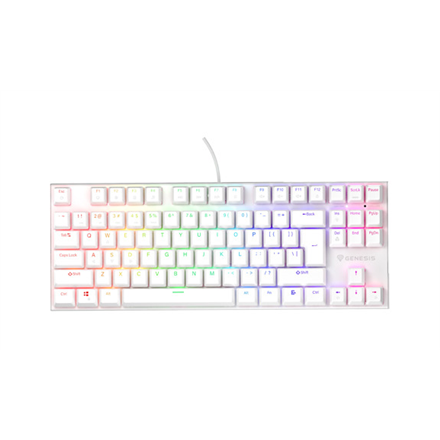 THOR 303 | Mechanical Gaming Keyboard | Wired | US | White | USB Type-A | Outemu Peach Silent