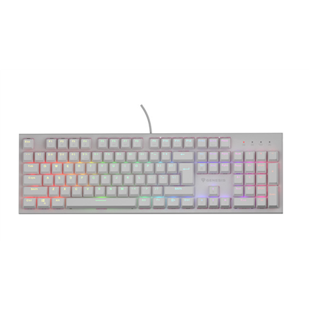 THOR 303 | Mechanical Gaming Keyboard | Wired | US | White | USB Type-A | Outemu Peach Silent