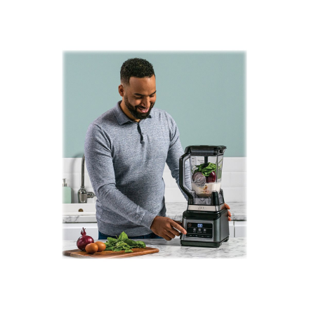 NINJA Mixer Blender 2in1 with Auto IQ | BN750EU | Tabletop | 1200 W | Jar material Plastic | Jar cap
