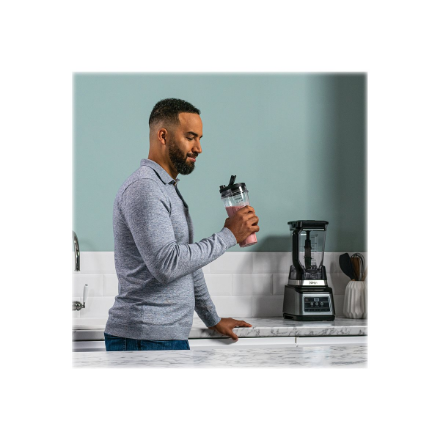 NINJA Mixer Blender 2in1 with Auto IQ | BN750EU | Tabletop | 1200 W | Jar material Plastic | Jar cap