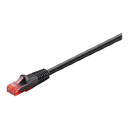 Goobay Outdoor Patch Cable | CAT 6/6A U/UTP | AWG 24/1 | Cable length: 15 m | Black