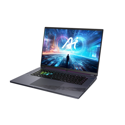 AORUS 9KG-43EEC54SH | Dark gray | 16 " | QHD | 2560 x 1600 pixels | 165 Hz | Intel Core i7 | i7-1365