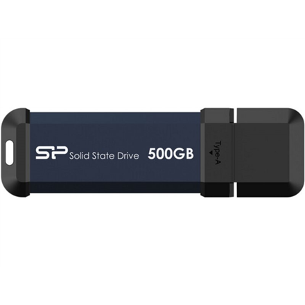 Portable External SSD | MS60 | 500 GB | N/A " | Type-A USB 3.2 Gen 2 | Blue