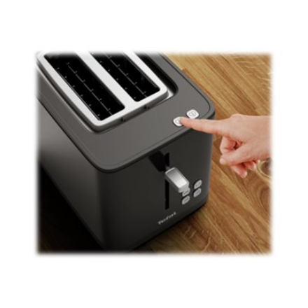 TEFAL Toaster | TT6408 | Power 850 W | Number of slots 2 | Housing material Plastic | Black