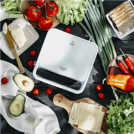 Sandwich maker 2 in 1 | AD 3070w | 850 W | Number of plates 2 | White