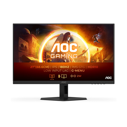 27G4XE | 27 " | IPS | 16:9 | 180 Hz | 1 ms | 1920 x 1080 pixels | HDMI ports quantity 2