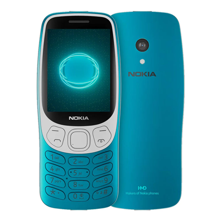 Nokia | 3210 4G (2024) | Scuba Blue | 2.4 " | 128 MB | 64 MB | Dual SIM | Bluetooth | 5.0 | USB vers