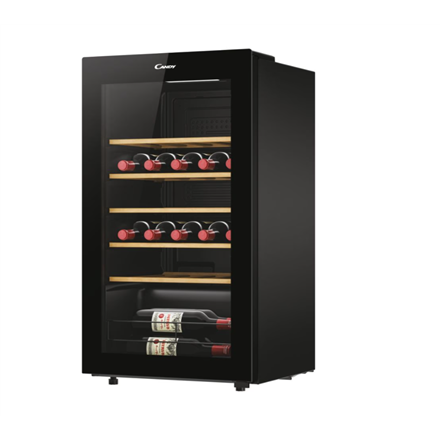 Candy Wine Cooler | 438063 | Energy efficiency class G | Free standing | Bottles capacity 34 | Black