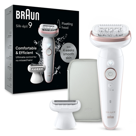 Braun Epilator | SES9-030 Silk épil 9 | Operating time (max) 50 min | Number of power levels 2 | Wet