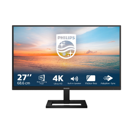 Philips 27E1N1800AE/00 | 27 " | IPS | 16:9 | 60 Hz | 4 ms | 3840 x 2160 pixels | HDMI ports quantity